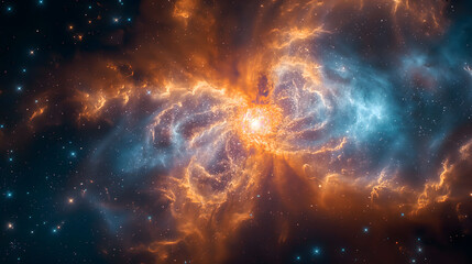 Naklejka premium [Generative AI]Infrared photographs. Supernova explosions