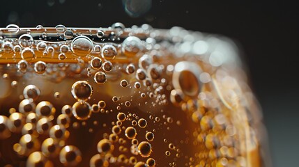 A pouring soft drink soda into glass - 792645510