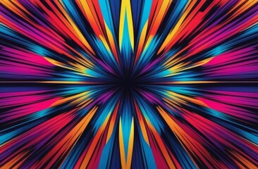 Obraz premium A mesmerizing splash of color