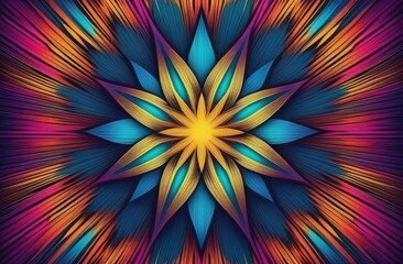 Obraz premium Abstract colored background resembling a flower.