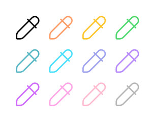 Editable eyedropper, color picker vector icon. Part of a big icon set family. Perfect for web and app interfaces, presentations, infographics, etc