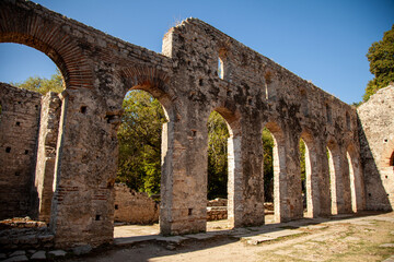Great Basilica, Butrint National Park, Vlorë County, southern Albania