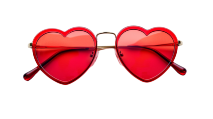 Heart-shaped glasses