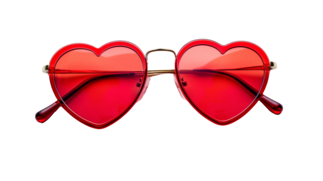 Heart-shaped glasses