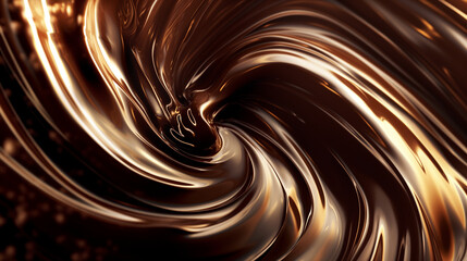 Swirl of descent dark milk chocolate