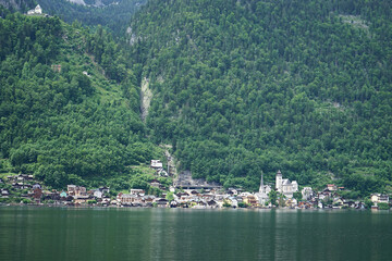 The lakeside village of Hallstatt in Hallstatt, Austria, is one of the most popular destinations...
