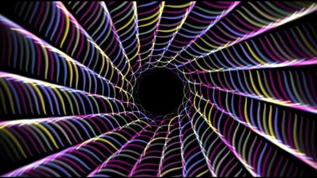 Rainbow colored spider web wallpapers Design