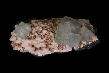Fluorite crystals mineral specimen, stunning photography