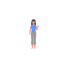 pose of woman in pink dress woman