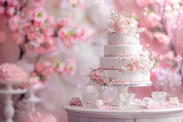 Wedding cake - obrazy, fototapety, plakaty