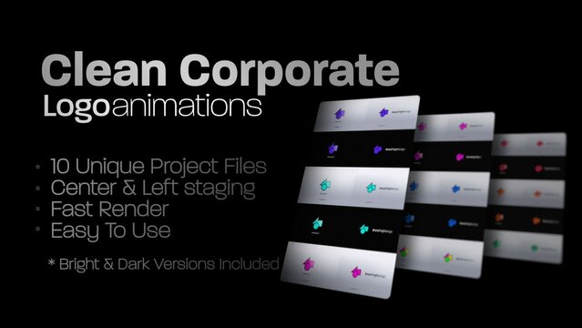 10 Corporate Logo Intro Animations 
