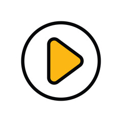 Play vector icon