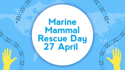 Marine Mammal Rescue Day web banner design 
