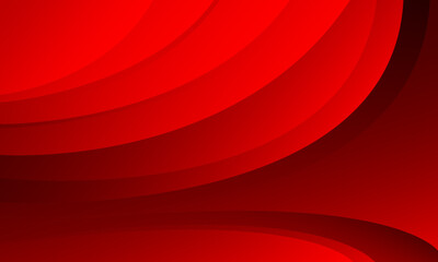 Red abstract background with waves. Eps10 vector