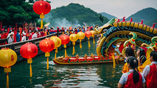"Dragon Festival: Dragon Boat aon Cover"
