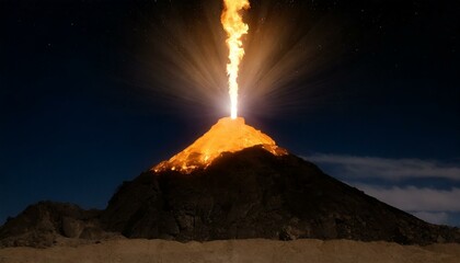 
The Pillar of Fire on Mount Horeb where Moses was in the presence of God.
The Book of Exodus