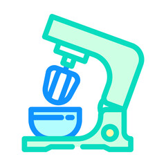 mixer restaurant equipment color icon vector. mixer restaurant equipment sign. isolated symbol illustration