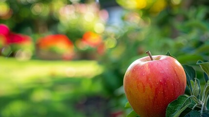 Eden's Temptation Apple Amidst Paradise