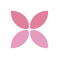 illustration Geometric Leaf 4 Flower