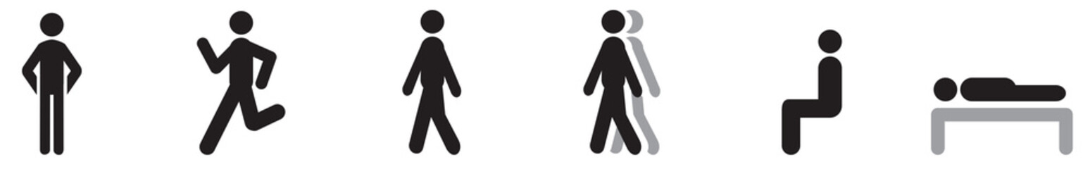 사람 행동 아이콘 일러스트
human action icon images