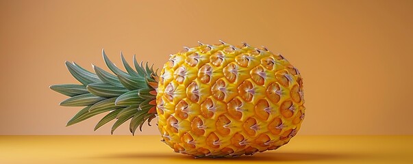pineapple isolated on a background 
