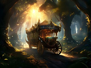 carriage in the night