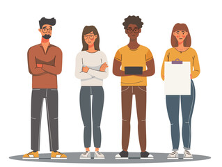 Academically Acclaimed Animated Dialogue: Classmates Embark on Intellectual Exchange