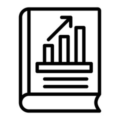 Economics Vector Line Icon Design