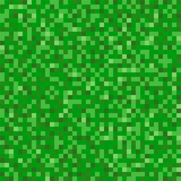 Green pixel grass pattern background