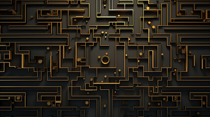 texture background maze, labyrinth abstract puzzle game map, ornament - 792723377