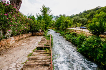 Blue Eye Lake Park in Albania