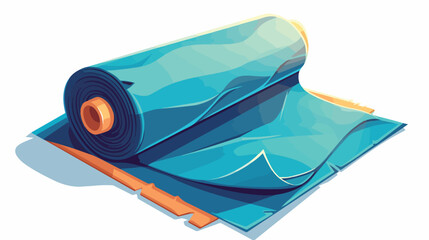 Textile roll icon. Flat illustration of Textile rol
