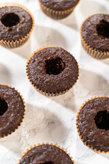 Baking Chocolate Cupcakes with Decadent Chocolate Frosting - 792732975