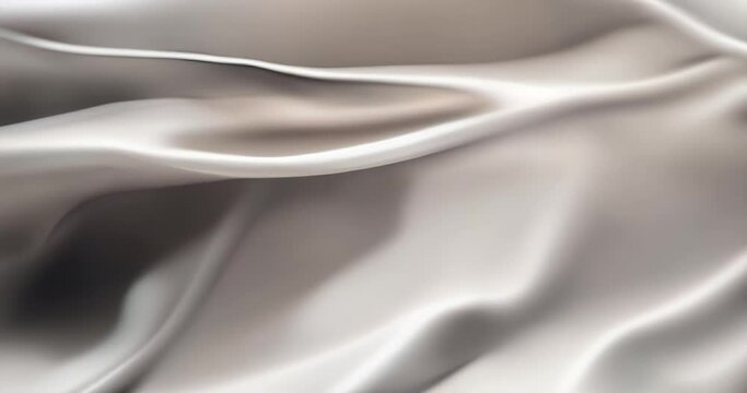 Elegant fluent satin fabric in neutral tones, perfect for luxury and fashion design