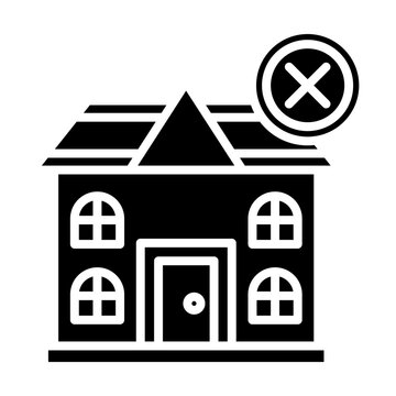Cancelled glyph icon