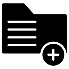 Obraz premium Add File Vector Icon Design Illustration