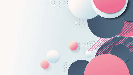 Abstract Pink Dark Blue Colorful Business Technology Background