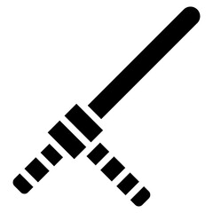 Baton Stick Vector Icon Design Illustration
