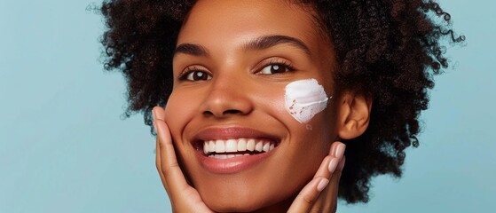 Explore the trust built through consistent use of moisturizing products for hydrated skin - obrazy, fototapety, plakaty