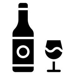 Wine Vector Icon Design Illustration
