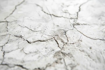 Close-Up of Cracked Concrete Texture - Marks of Time and Use - Generative AI - 792743367