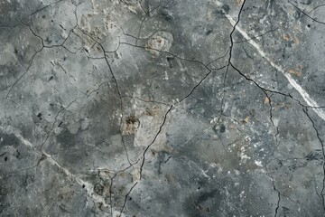 Close-Up of Cracked Concrete Texture - Marks of Time and Use - Generative AI - 792743507