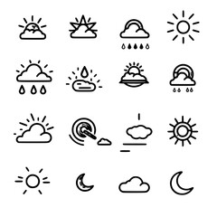 weather icons, sun icon, cloud icon, rain icon, storm icon, moon icon, snow icon, wind icon, temperature icon, cloudy icon, weather, icon, sun, vector, set, cloud, rain, symbol, illustration, storm, m