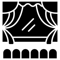 Theater Vector Icon Design Illustration