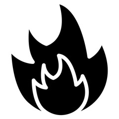 Burn Vector Icon Design Illustration