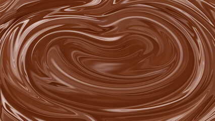 Fluid Chocolate Swirl Pattern