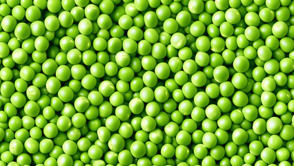 Vibrant Green Peas Background Texture