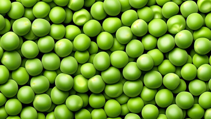 Green Peas Close-up Background Texture