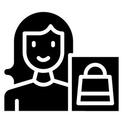 Customer Vector Icon Design Illustration