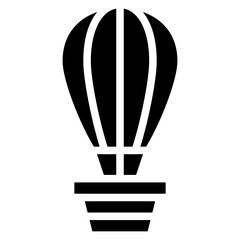 Air Balloon Vector Icon Design Illustration